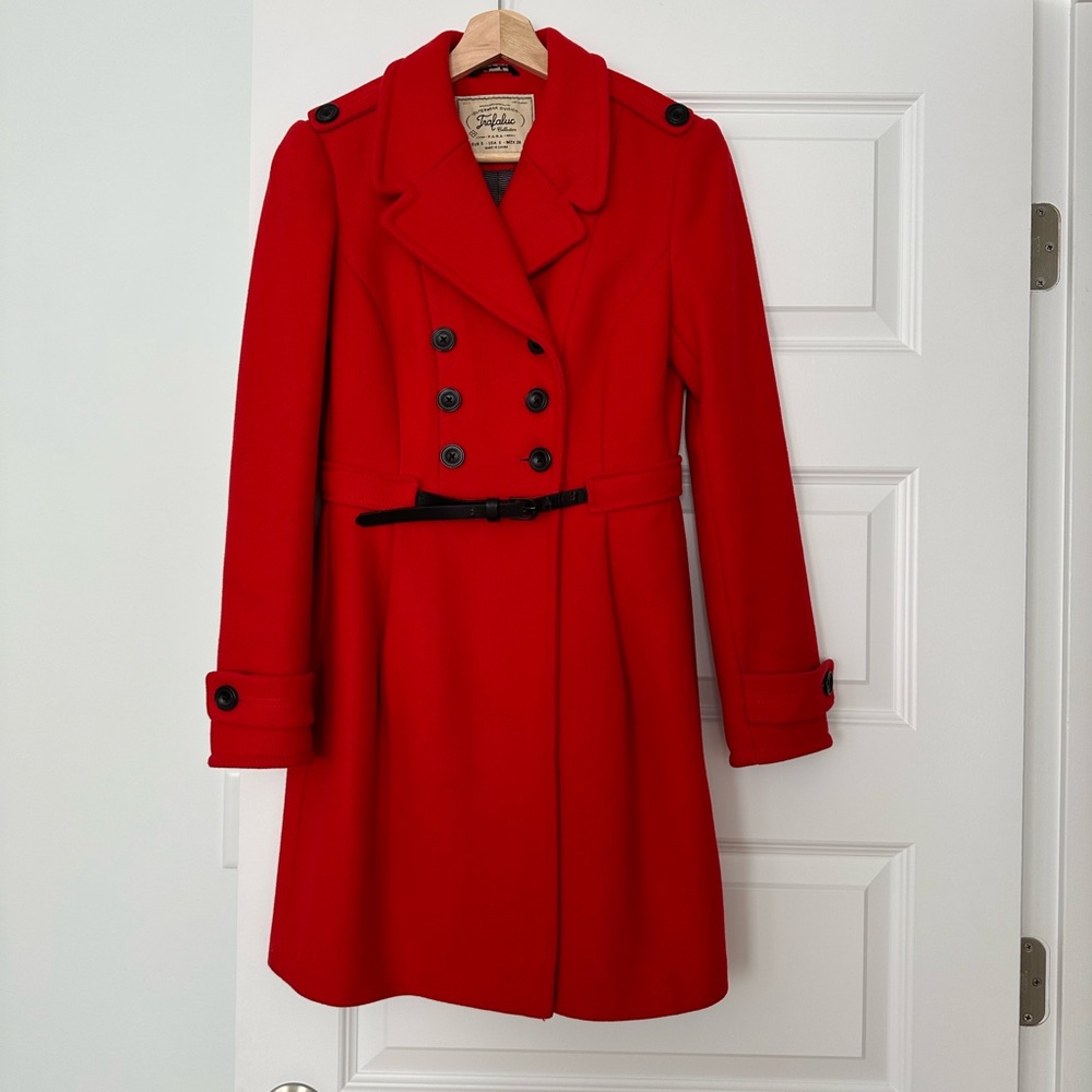 Zara wool blend coat